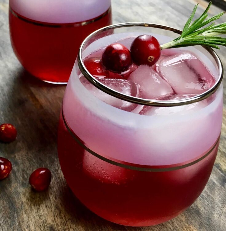 Spiced Cranberry Spritzer