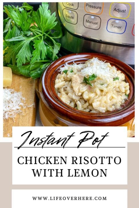 Instant Pot Chicken Risotto With Lemon Pin 1