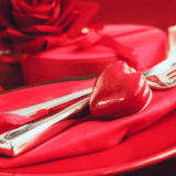 Valentine Table Setting
